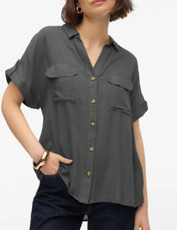 Camasa Vero Moda, gri Gri