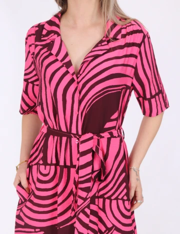 Rochie medie Jacqueline de Yong, roz