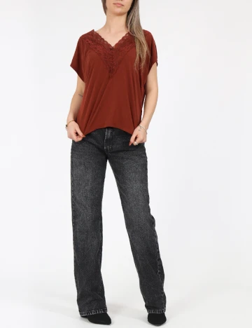 Bluza Vero Moda, caramiziu