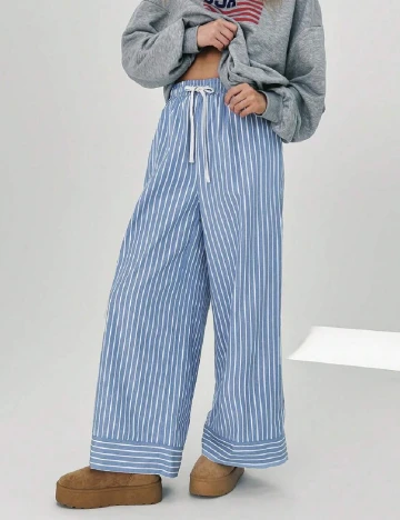 Pantaloni SHEIN, albastru