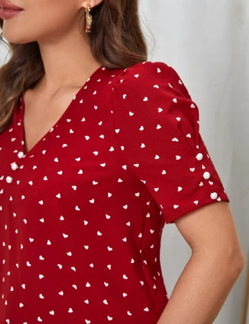 Bluza SHEIN, rosu