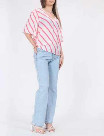 Bluza Jacqueline de Yong, alb