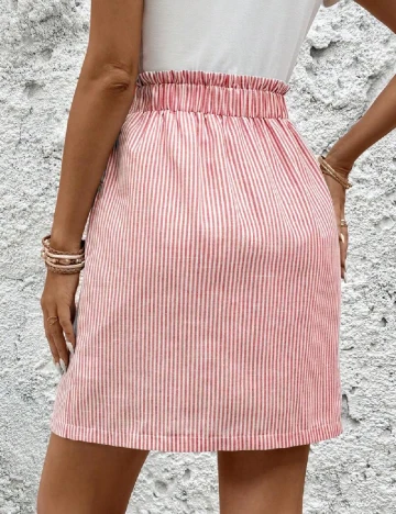 Fusta Emery Rose, rosu