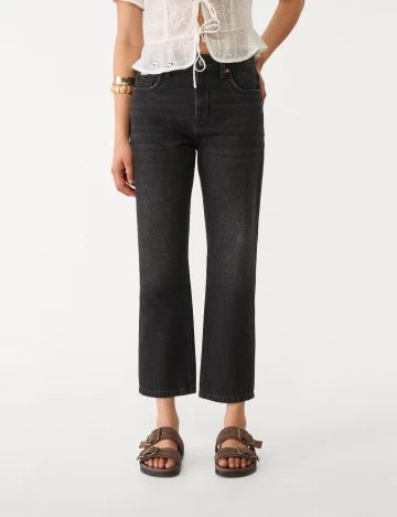 Blugi Stradivarius, negru
