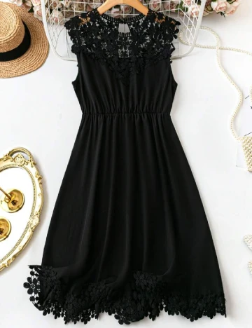 Rochie scurta SHEIN CURVE, negru
