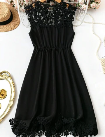 Rochie scurta SHEIN CURVE, negru