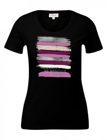 Tricou s.Oliver, negru