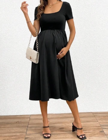 Rochie medie SHEIN Maternity, negru