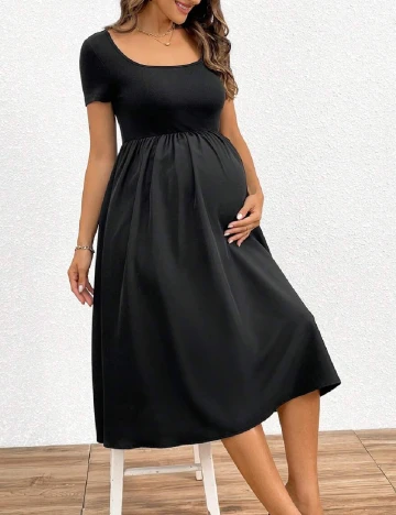 Rochie medie SHEIN Maternity, negru