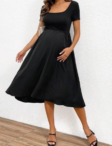 Rochie medie SHEIN Maternity, negru