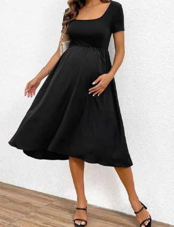 Rochie medie SHEIN Maternity, negru