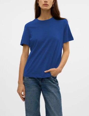 
						Tricou Vero Moda, albastru