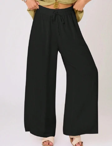 Pantaloni SHEIN CURVE, negru