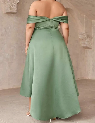 Rochie lunga SHEIN CURVE, verde