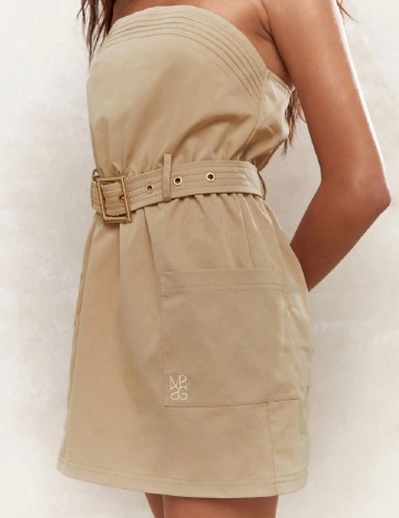 Rochie scurta Missguided, maro deschis