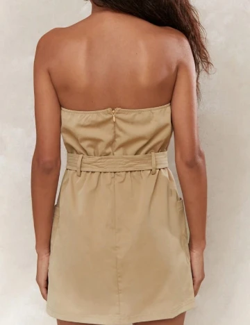 Rochie scurta Missguided, maro deschis