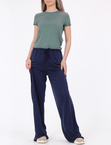 
						Pantaloni Jacqueline de Yong, bleumarin