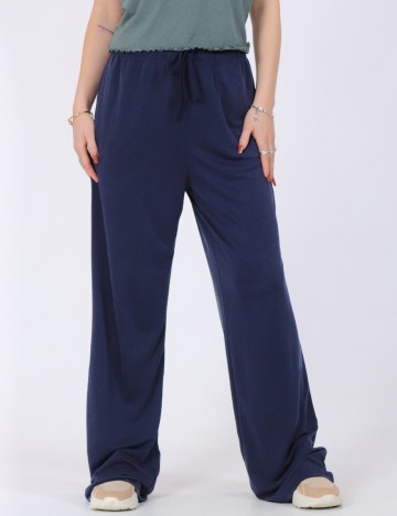 Pantaloni Jacqueline de Yong, bleumarin