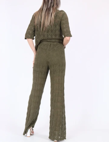 Pantaloni Jacqueline de Yong, verde