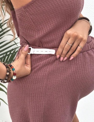 Compleu SHEIN Maternity, roz pudra inchis