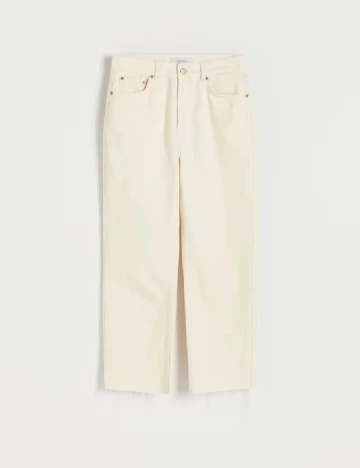 Blugi Reserved, crem