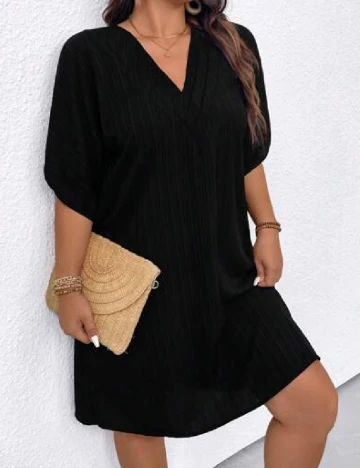Rochie scurta SHEIN CURVE, negru