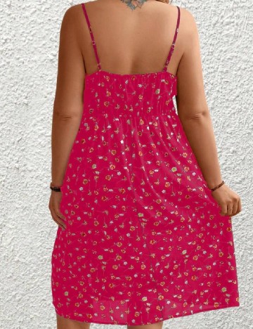 Rochie scurta SHEIN CURVE, roz