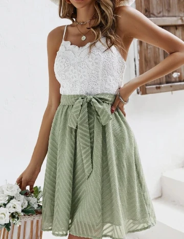 Rochie scurta SHEIN, verde