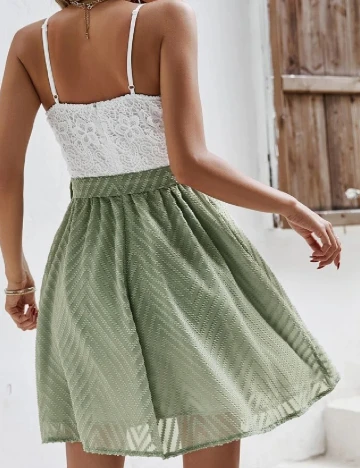 Rochie scurta SHEIN, verde