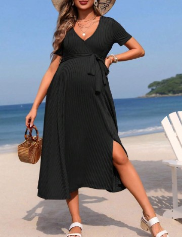 
						Rochie medie SHEIN Maternity, negru