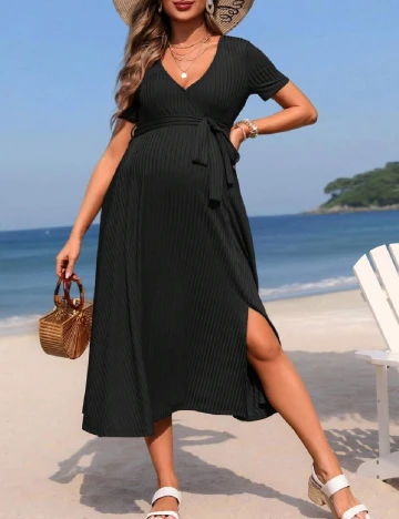 Rochie medie SHEIN Maternity, negru