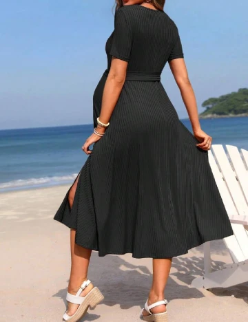 Rochie medie SHEIN Maternity, negru