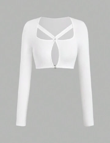 Top SHEIN, alb