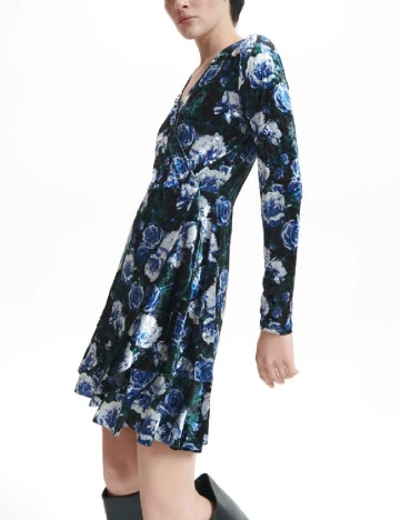 Rochie scurta Reserved, floral print