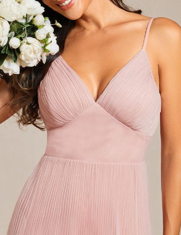 Rochie lunga Ever-Pretty, roz