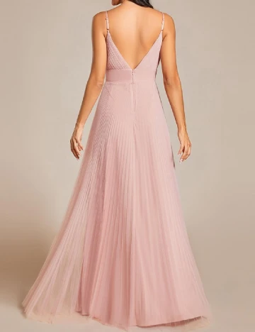 Rochie lunga Ever-Pretty, roz