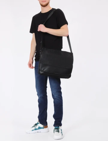 Geanta Reserved, negru Negru