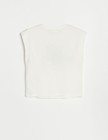 Tricou Reserved, alb