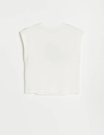 Tricou Reserved, alb