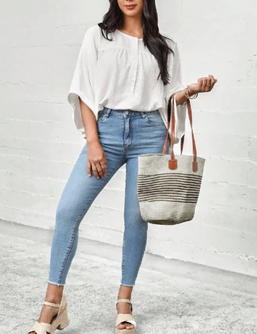 Bluza SHEIN, alb