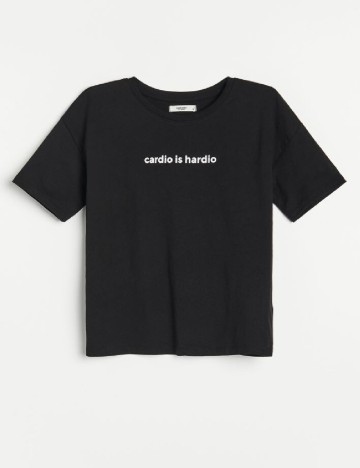 Tricou Reserved, negru