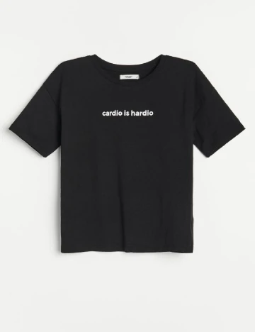 Tricou Reserved, negru