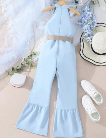 Salopeta Shein Kids, albastru