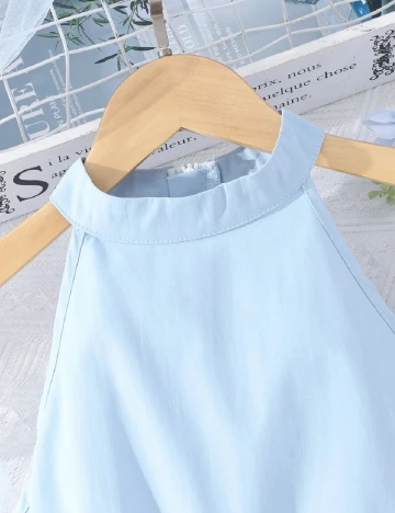 Salopeta Shein Kids, albastru