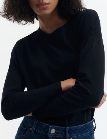 Bluza Reserved, negru