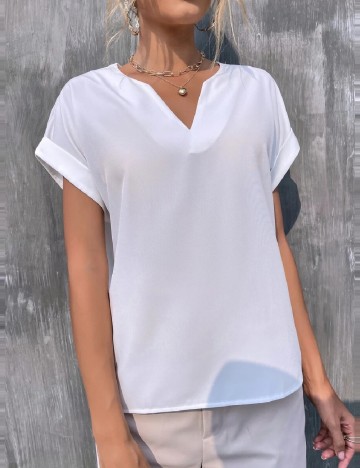 Bluza Emery Rose, alb