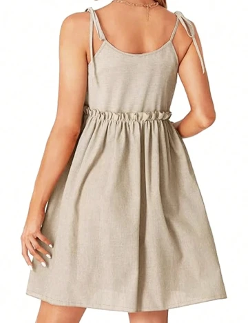 Rochie scurta SHEIN, crem Crem