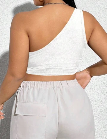 Top SHEIN CURVE, alb
