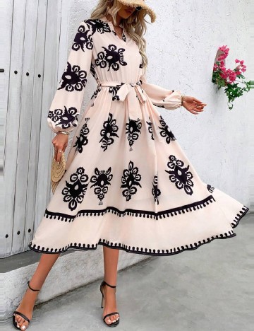 Rochie medie SHEIN, crem