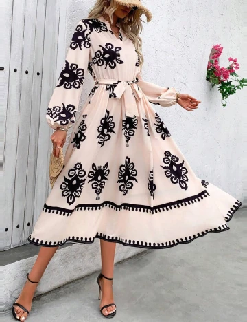 Rochie medie SHEIN, crem